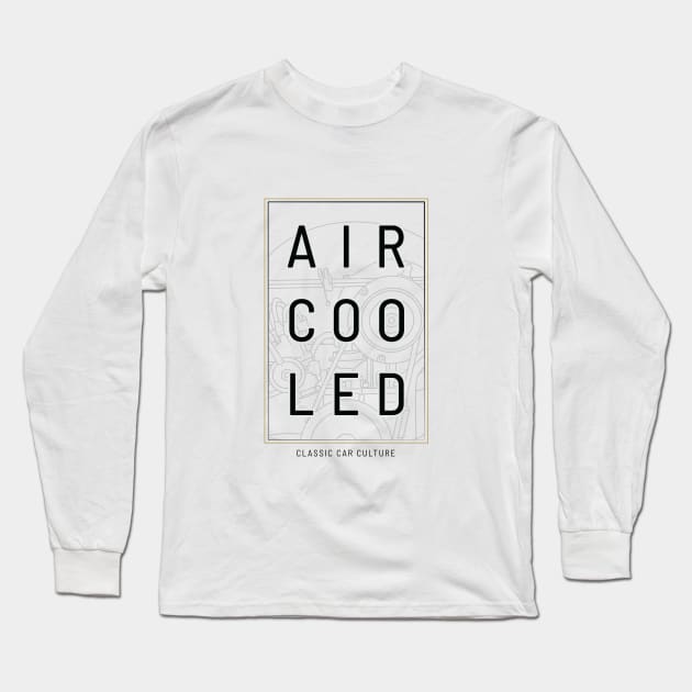 Aircooled Engine - Classic Car Culture Long Sleeve T-Shirt by Aircooled Life